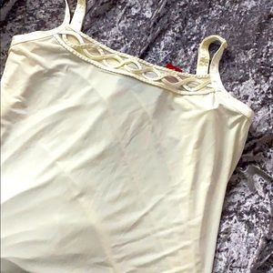 White, Silk Tank Top